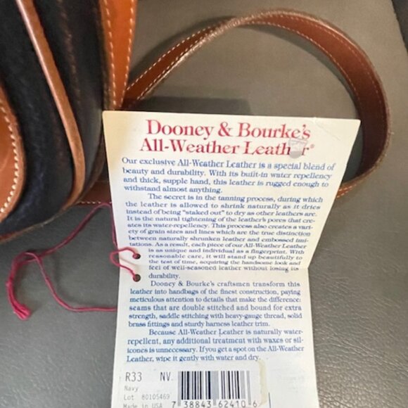 Dooney & Bourke Blue Frontier Outback Handbag # DBR496 - Picture 2 of 15